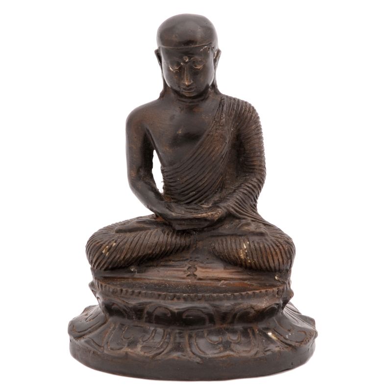 Soška Buddha kov 16 cm IV bronz | SoNo spol. s r.o.