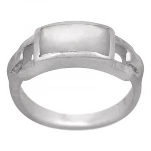 ShopBOB stříbrný prsten s bílou perletí Ag 4,7 g - 53 | SoNo spol. s r.o.