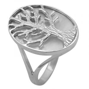 ShopBOB stříbrný prsten s perletí Ag 4,8 g strom života - 54 | SoNo spol. s r.o.