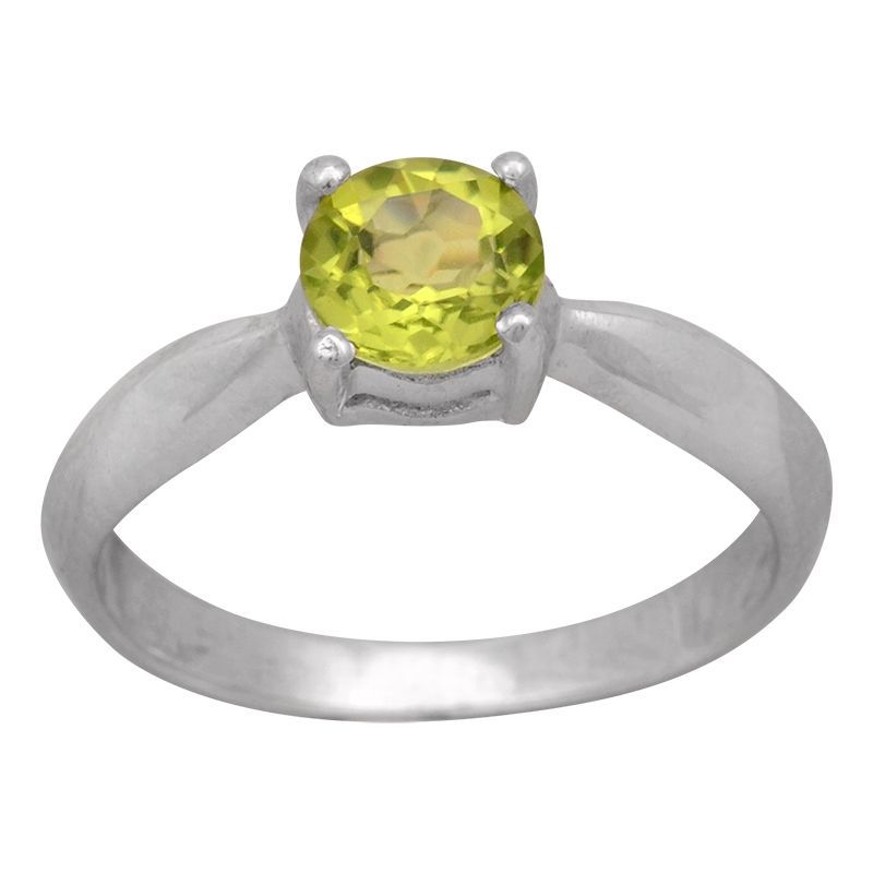 ShopBOB stříbrný prsten s olivínem Ag 2,4 g - 53 | SoNo spol. s r.o.