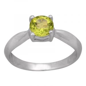 ShopBOB stříbrný prsten s olivínem Ag 2,4 g - 56 | SoNo spol. s r.o.