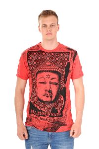 Pánské tričko Sure Buddha červené - XL | SoNo spol. s r.o.