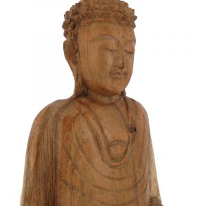 Soška Buddha dřevo 20 cm sv Dhyan | SoNo spol. s r.o.
