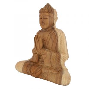 Soška Buddha dřevo 20 cm sv Namaskara | SoNo spol. s r.o.