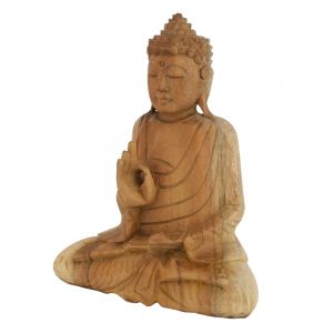 Soška Buddha dřevo 20 cm sv Vitarka | SoNo spol. s r.o.