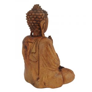 Soška Buddha dřevo 25 cm tm Namaskara | SoNo spol. s r.o.