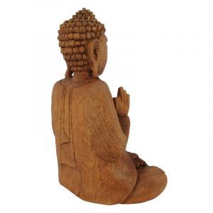 Soška Buddha dřevo 25 cm tm Vitarka | SoNo spol. s r.o.