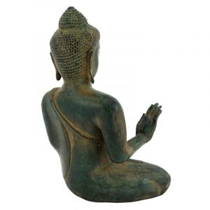 Soška Buddha kov 18 cm patina bronz | SoNo spol. s r.o.