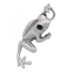 Stříbrný přívěsek s perletí paua Ag 5,5 g žába | SoNo spol. s r.o.
