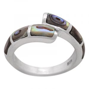ShopBOB stříbrný prsten s perletí paua Ag 4,8 g II - 56 | SoNo spol. s r.o.