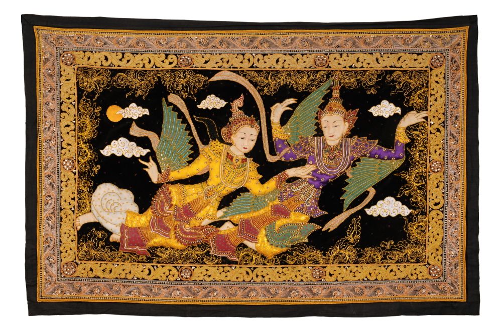Vyšívaná dekorace Kalaga Kenji a Kenda 89 x 133 cm | SoNo spol. s r.o.