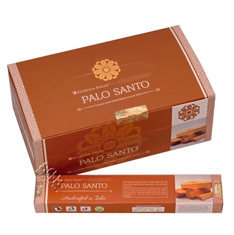 Karton Garden Fresh Palo Santo - Svaté dřevo indické vonné tyčinky 12 krabiček. Množstevní sleva. | SoNo spol. s r.o.