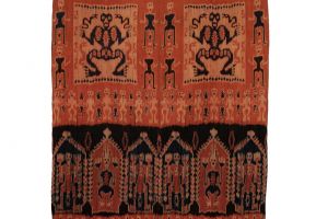 Ikat Sumba přehoz, tkaná textilie 240 x 115 cm | SoNo spol. s r.o.