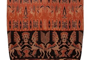 Ikat Sumba přehoz, tkaná textilie 240 x 115 cm | SoNo spol. s r.o.