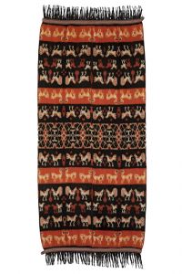 Ikat Sumba přehoz, tkaná textilie 242 x 113 cm