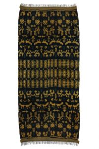 Ikat Sumba přehoz, tkaná textilie 250 x 100 cm