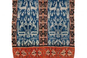 Ikat Sumba přehoz, tkaná textilie 256 x 110 cm | SoNo spol. s r.o.