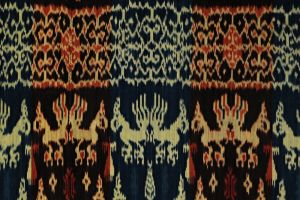 Ikat Sumba přehoz, tkaná textilie 258 x 112 cm | SoNo spol. s r.o.