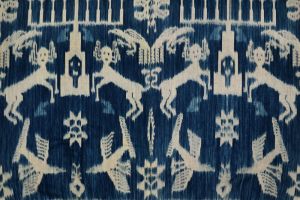 Ikat Sumba přehoz, tkaná textilie 258 x 112 cm II | SoNo spol. s r.o.