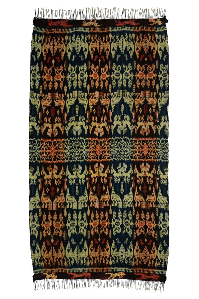 Ikat Sumba přehoz, tkaná textilie 258 x 112 cm | SoNo spol. s r.o.
