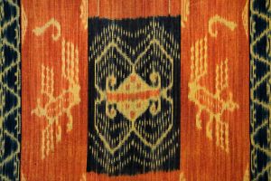 Ikat Sumba přehoz, tkaná textilie 260 x 120 cm | SoNo spol. s r.o.