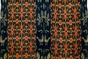 Ikat Sumba přehoz, tkaná textilie 260 x 120 cm II | SoNo spol. s r.o.