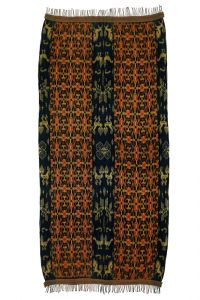 Ikat Sumba přehoz, tkaná textilie 260 x 120 cm II