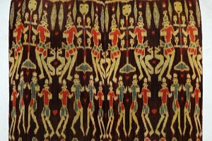Ikat Sumba přehoz, tkaná textilie 265 x 100 cm | SoNo spol. s r.o.