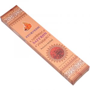 Ayurvedic Saffron indické vonné tyčinky 15 ks