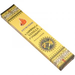 Ayurvedic Vanilla indické vonné tyčinky 15 ks