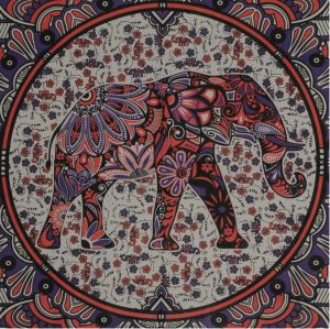 BOB Batik indický přehoz na postel Elephant růžovo fialový 235 x 210 cm bavlna. King size. Dvoulůžko. | SoNo spol. s r.o.
