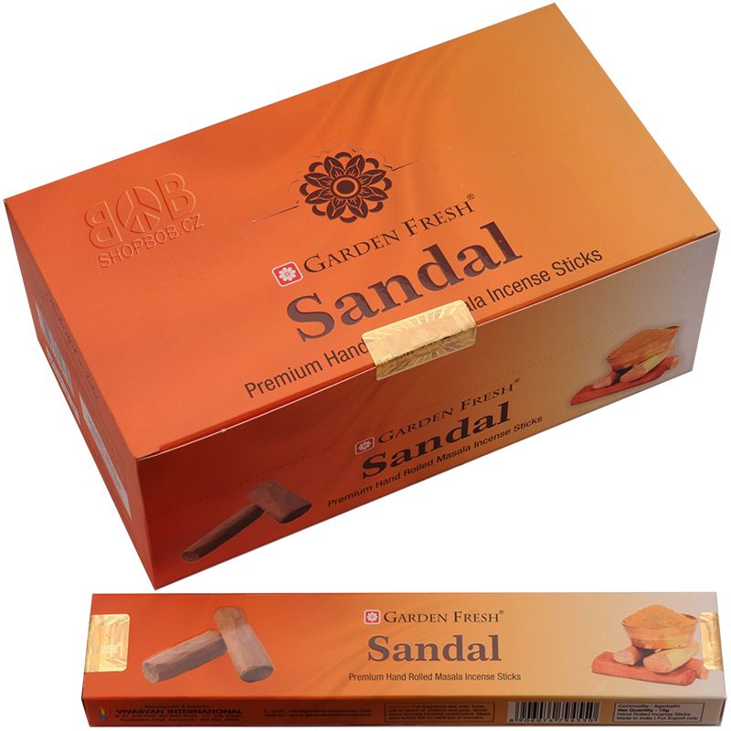 Karton Garden Fresh Sandal indické vonné tyčinky 12 krabiček. Množstevní sleva. | SoNo spol. s r.o.