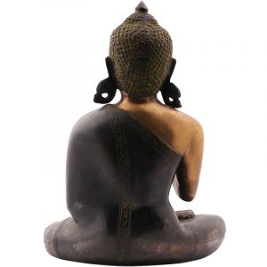 Kovová socha Buddhy 32 cm mosaz | SoNo spol. s r.o.