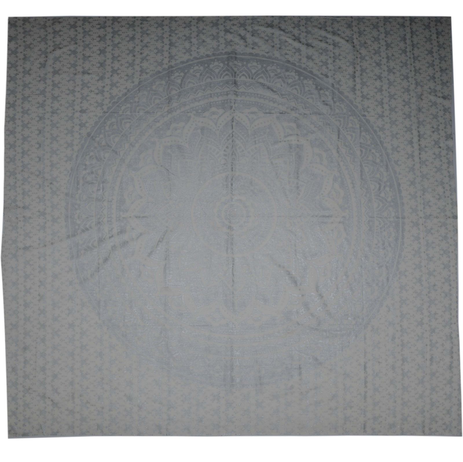 BOB Batik indický přehoz na postel Lotos stříbrný 230 x 210 cm bavlna. King size. Dvoulůžko. | SoNo spol. s r.o.