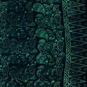 Sarong batikovaný, Paisley, pareo BO Batik, temně modrý | SoNo spol. s r.o.