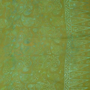 Sarong batikovaný, Paisley, pareo BO Batik, zelený | SoNo spol. s r.o.