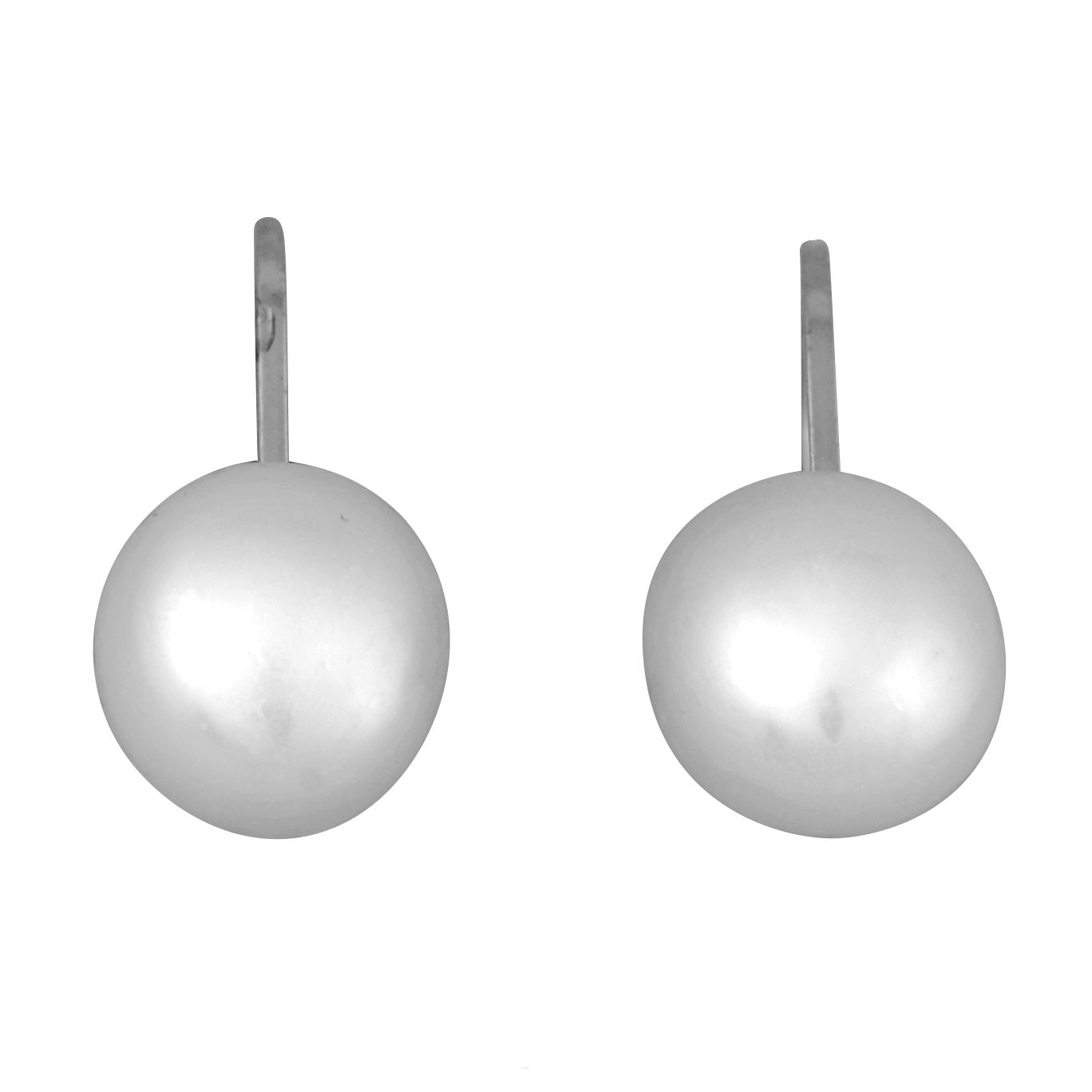 Stříbrné náušnice s pravou perlou Ag 2,1 g | SoNo spol. s r.o.