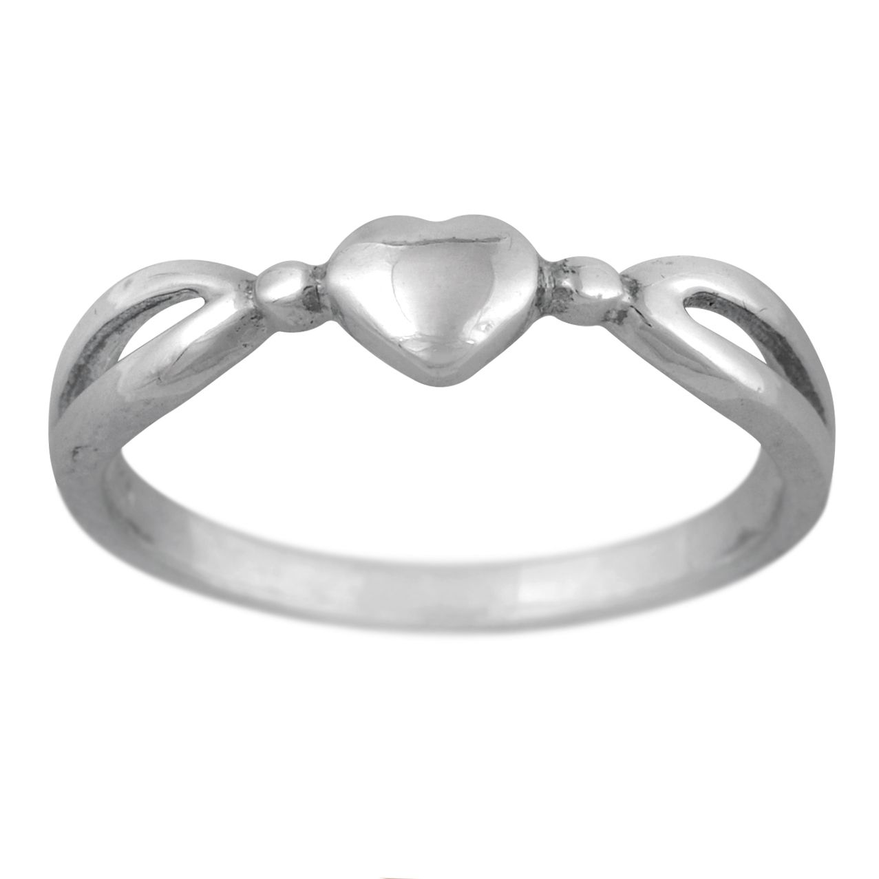 Stříbrný prsten Ag 1,4 g Srdce, Love. - 51 | SoNo spol. s r.o.