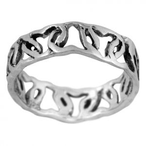 Stříbrný prsten Ag 2,2 g Objetí Láska | 50, 53, 55