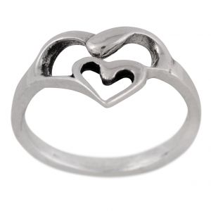 Stříbrný prsten Ag 1,7 g Milenci, Lovers - 58 | SoNo spol. s r.o.