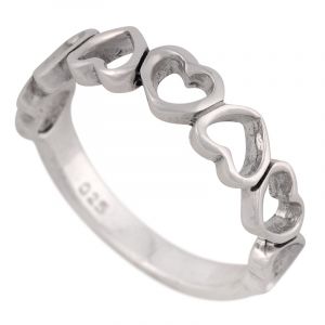 Stříbrný prsten Ag 2,2 g Love - Srdce - 56 | SoNo spol. s r.o.