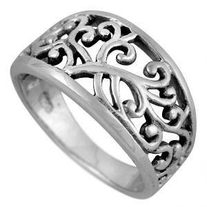 Stříbrný prsten Ag 3,6 g Keltský Florální | SoNo spol. s r.o.