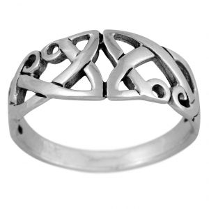 Stříbrný prsten Ag 2 g Celtic Medieval | 48, 53, 56, 58, 61