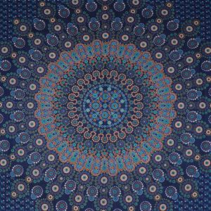 BOB Batik indický přehoz na postel Bubble Mandala 220 x 200 cm bavlna. King size. Dvoulůžko. | SoNo spol. s r.o.