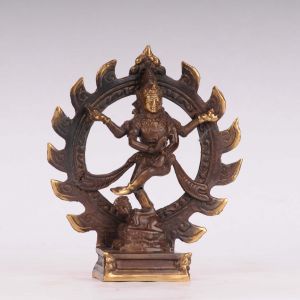 Kovová soška Shiva Nataraja 13 cm bronz