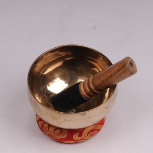 Tibetská mísa 410 g - průměr 12 cm, ručně tepaná, tón B, s paličkou a podložkou v ceně | SoNo spol. s r.o.