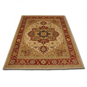 Perský, ručně vázaný koberec Lori Baft Heriz Medallion 294 x 246 cm