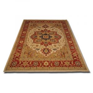 Perský, ručně vázaný koberec Lori Baft Heriz Medallion 362 x 284 cm