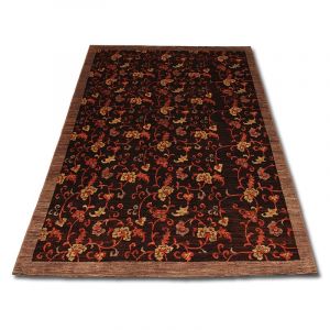 Perský, ručně vázaný, kusový, vlněný koberec Lori Baft Moderna 288 x 194 cm, čokoládově hnědý