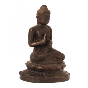 Soška Buddha kov 16 cm I bronz | SoNo spol. s r.o.